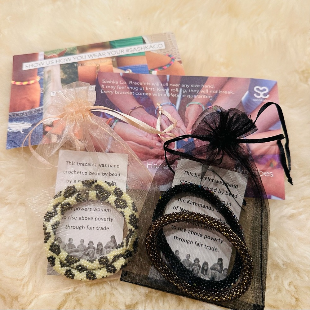 Sashka Co. Four Beaded Bracelets Bundle